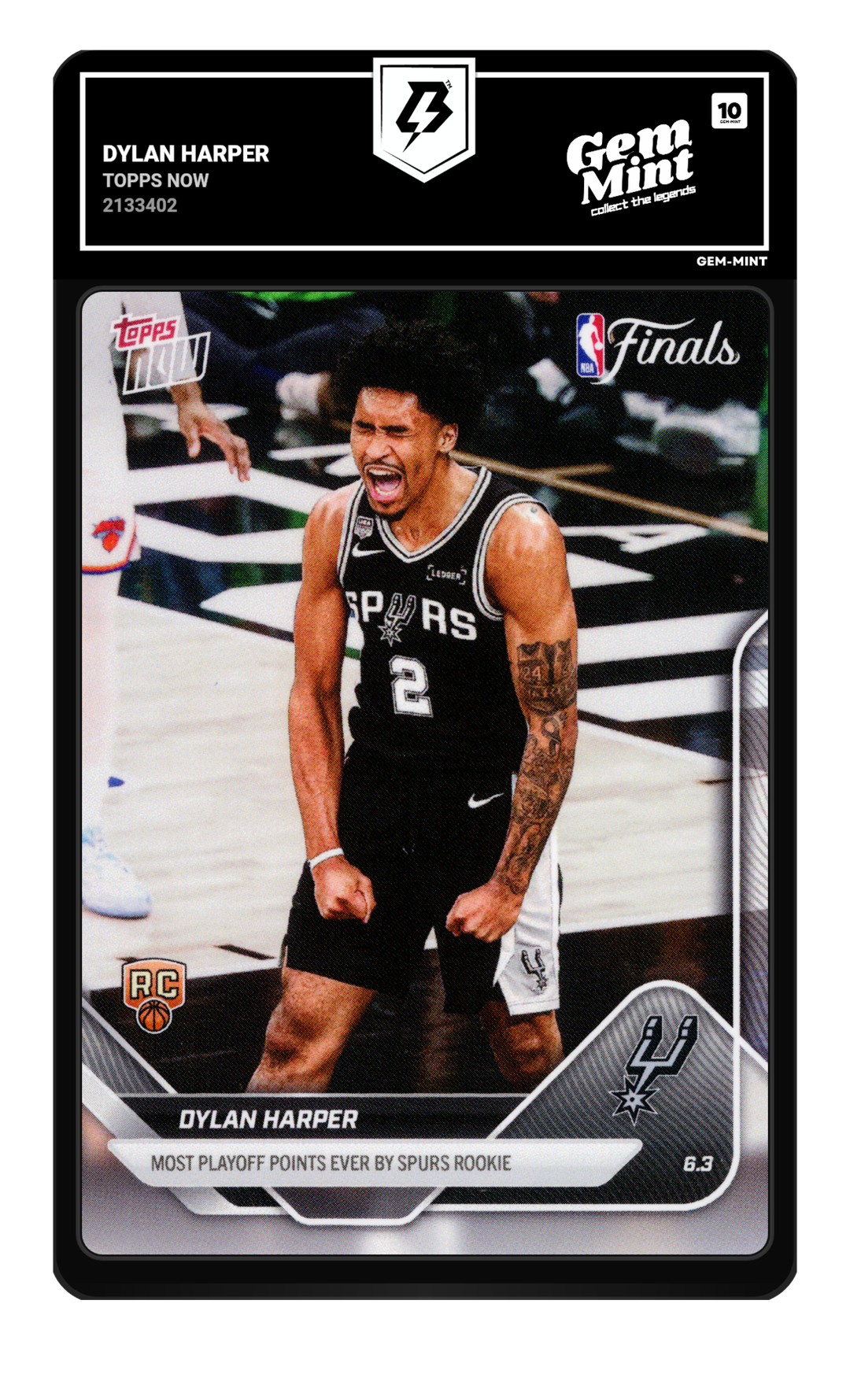Dylan Harper graded Gem Mint 10
