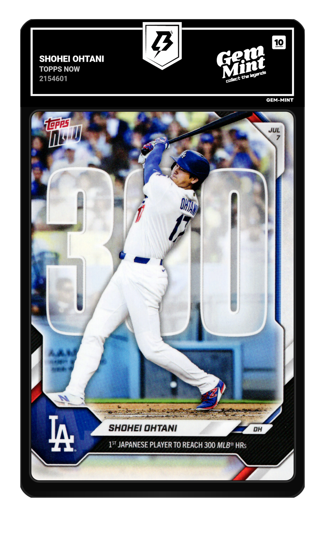 Shohei Ohtani graded Gem Mint 10