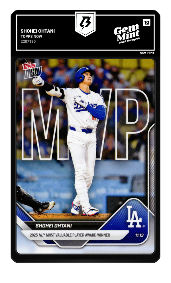 Shohei Ohtani graded Gem Mint 10