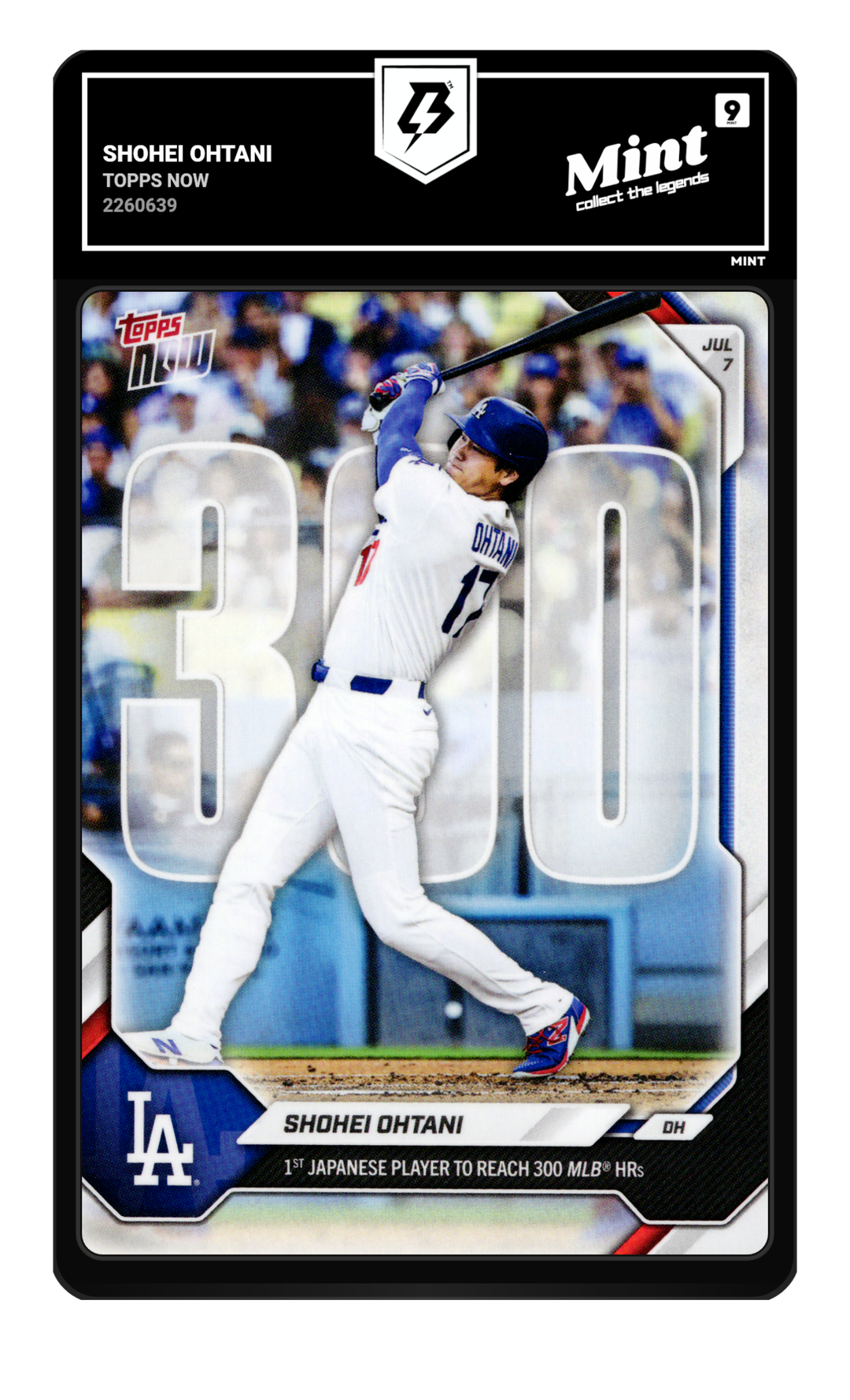 Shohei Ohtani graded Mint 9