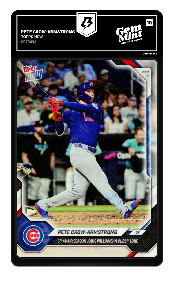 Pete Crow-Armstrong graded Gem Mint 10