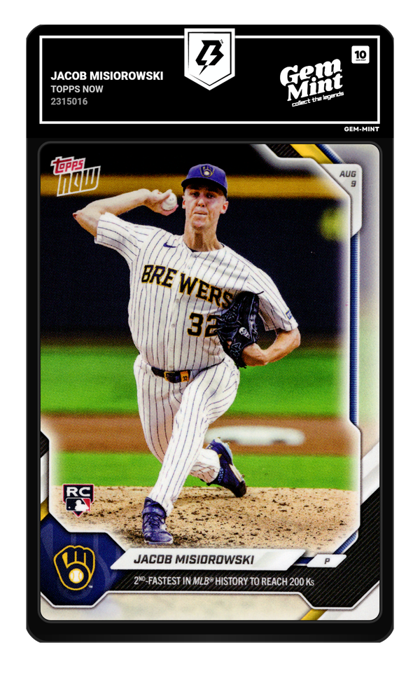 Jacob Misiorowski graded Gem Mint 10