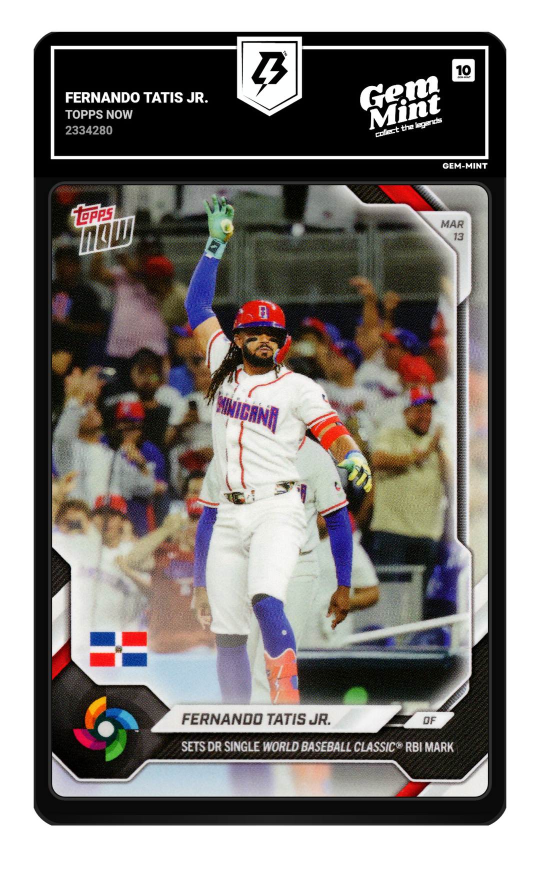Fernando Tatis Jr. graded Gem Mint 10