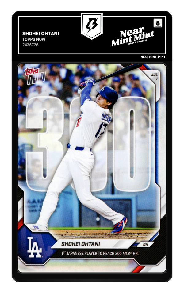 Shohei Ohtani graded NM-MT 8