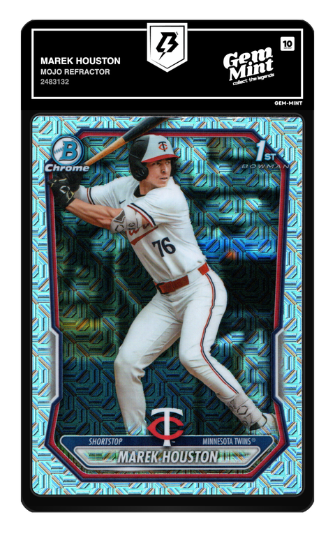 Marek Houston 2026 Mojo Refractor graded Gem Mint 10 by TradingCard360
