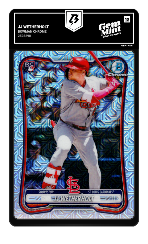 JJ Wetherholt 2026 Bowman Chrome graded Gem Mint 10 by TradingCard360