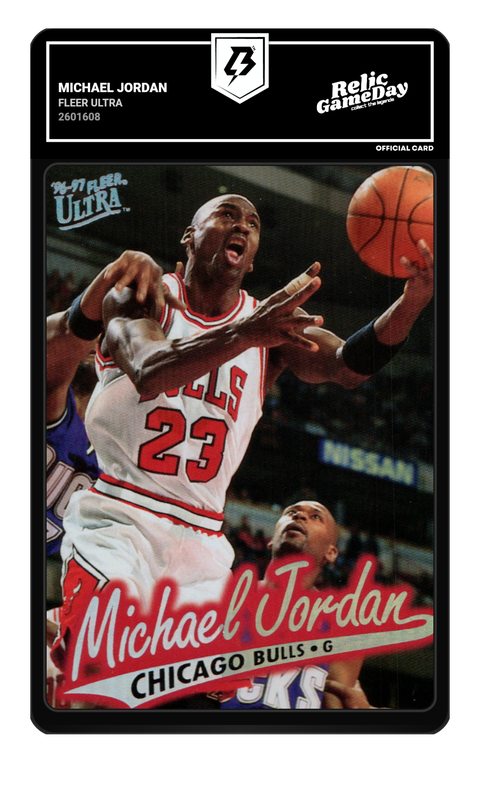 Michael Jordan 1996 Fleer Ultra graded NM-MT 8 by TradingCard360