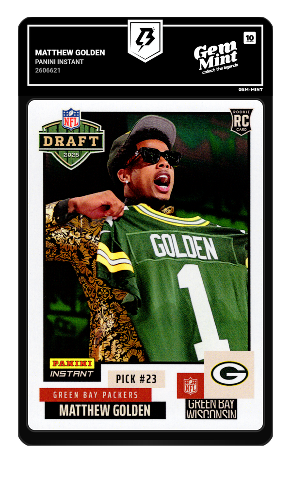 Matthew Golden graded Gem Mint 10