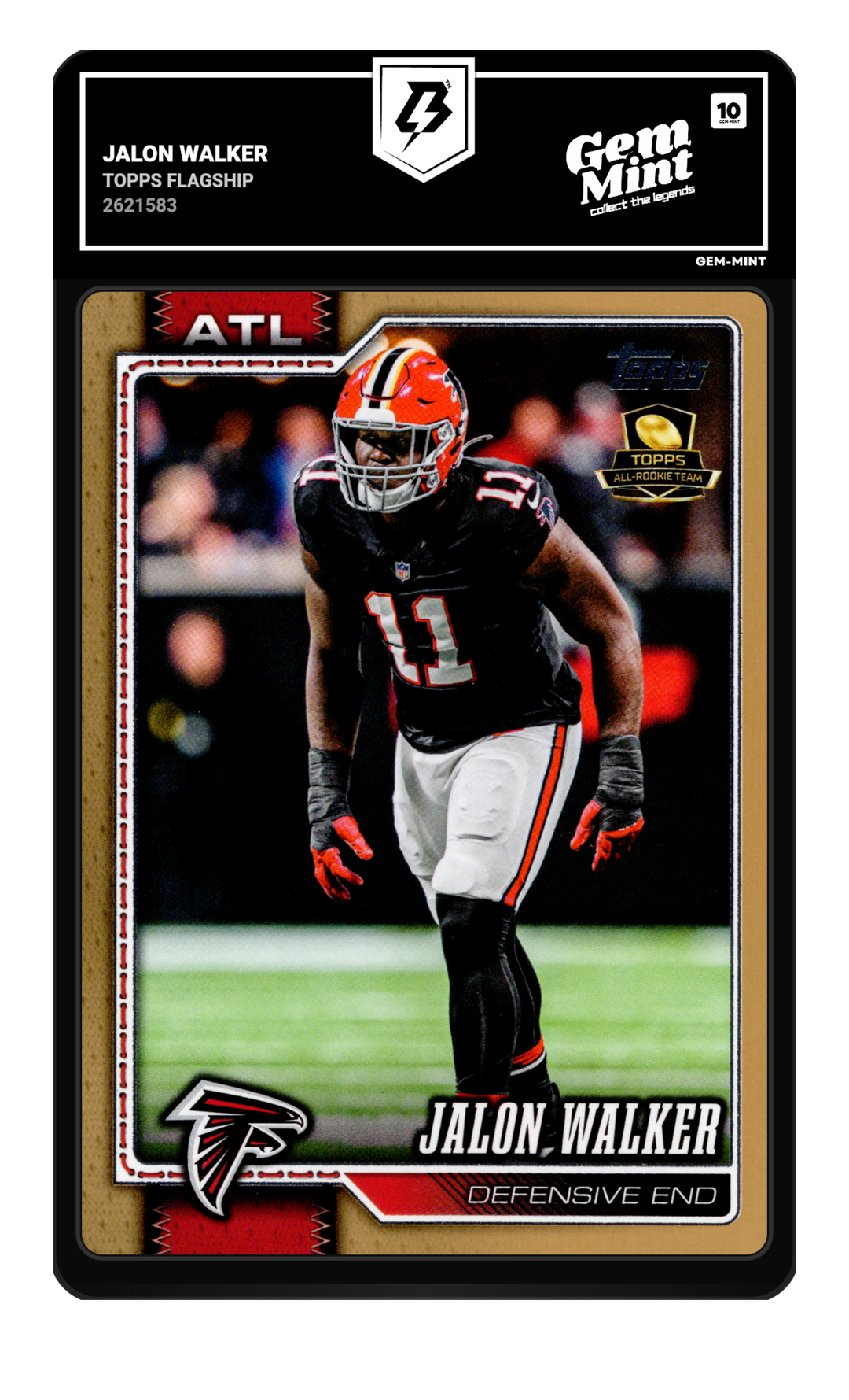 Jalon Walker graded Gem Mint 10