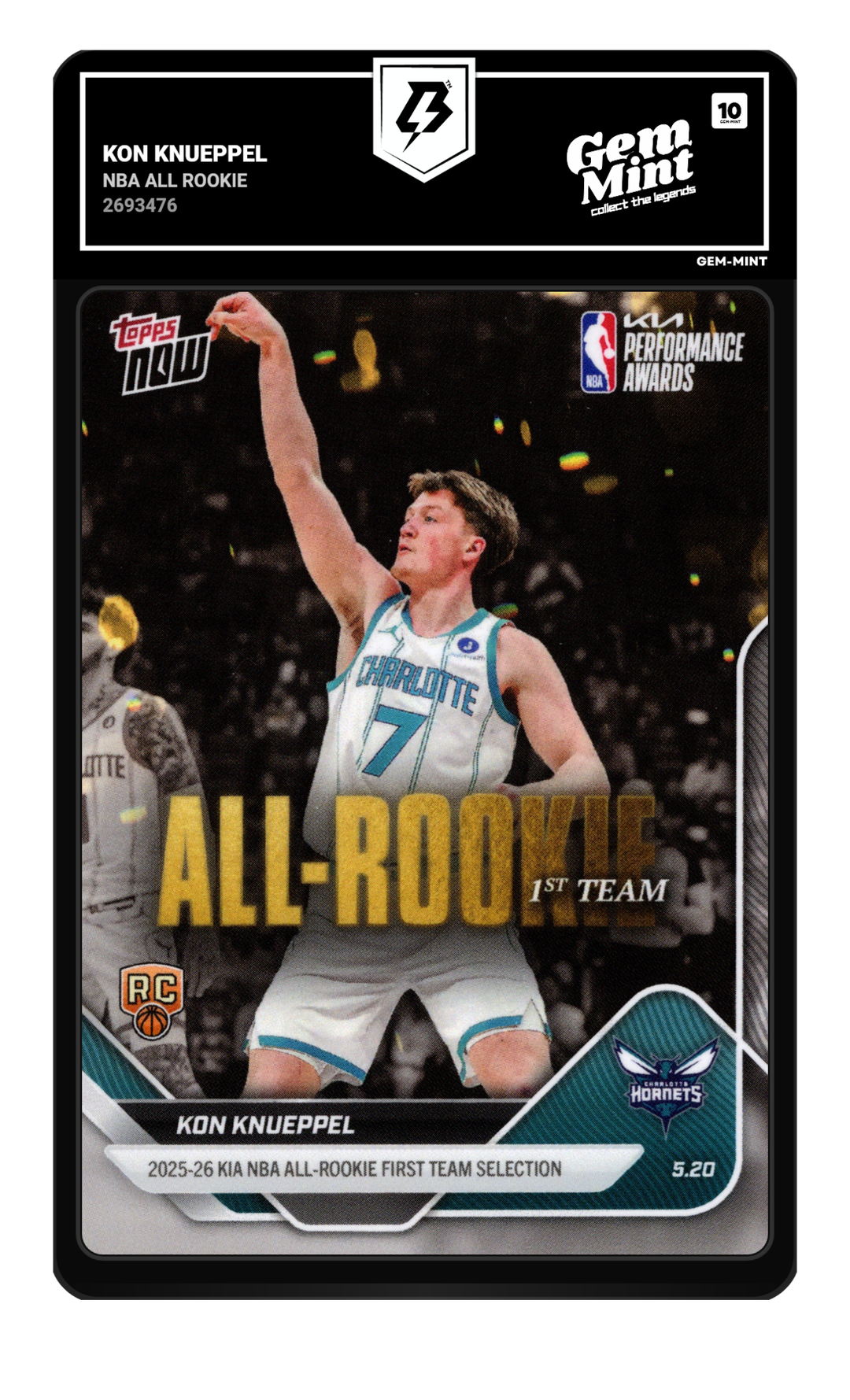 Kon Knueppel graded Gem Mint 10