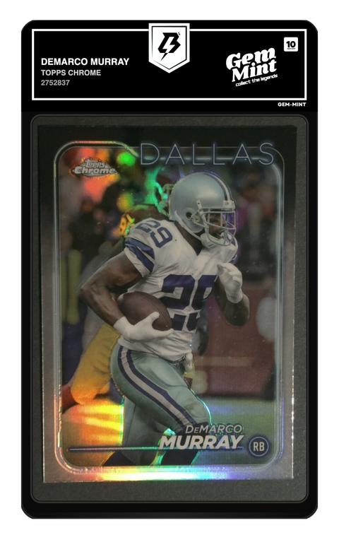 DeMarco Murray 2014 Topps Chrome graded Gem Mint 10 by TradingCard360