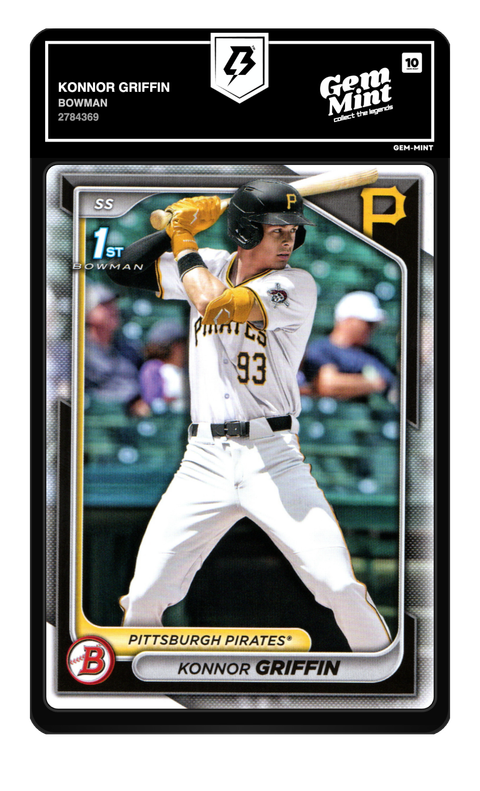 Konnor Griffin 2024 Bowman graded Gem Mint 10 by TradingCard360