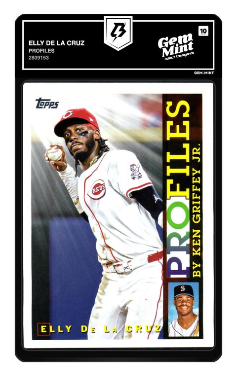 Elly De La Cruz 2026 Profiles graded Gem Mint 10 by TradingCard360