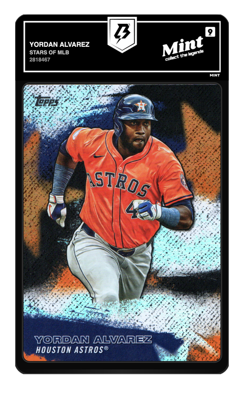 Yordan Alvarez 2026 Stars Of MLB graded Mint 9 by TradingCard360
