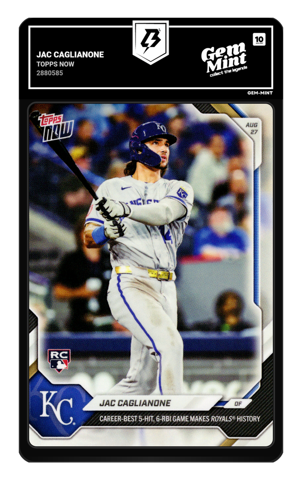 Jac Caglianone graded Gem Mint 10