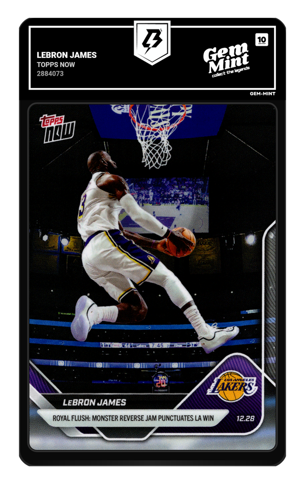 LeBron James graded Gem Mint 10