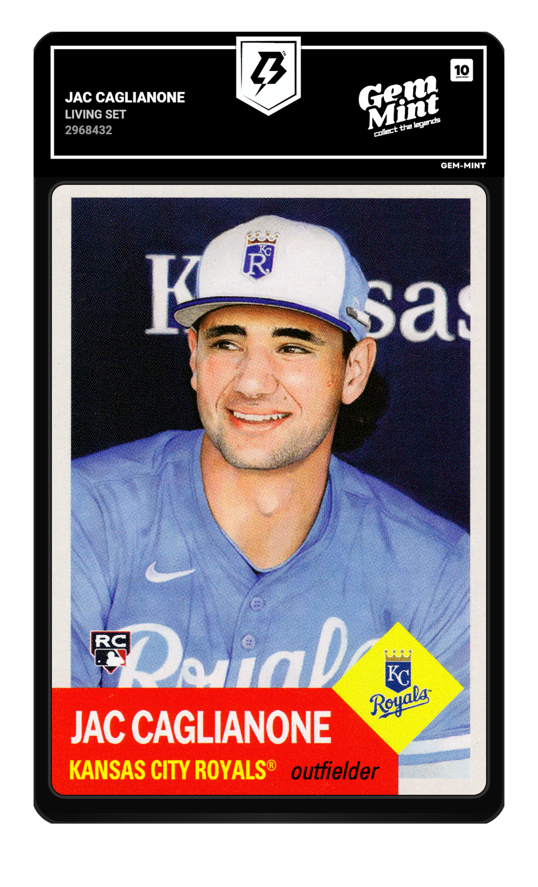 Jac Caglianone graded Gem Mint 10
