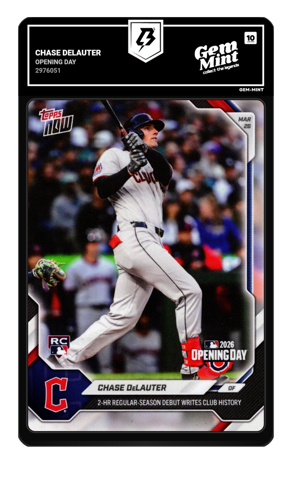 Chase Delauter graded Gem Mint 10