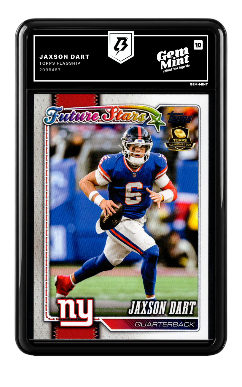 Jaxson Dart graded Gem Mint 10