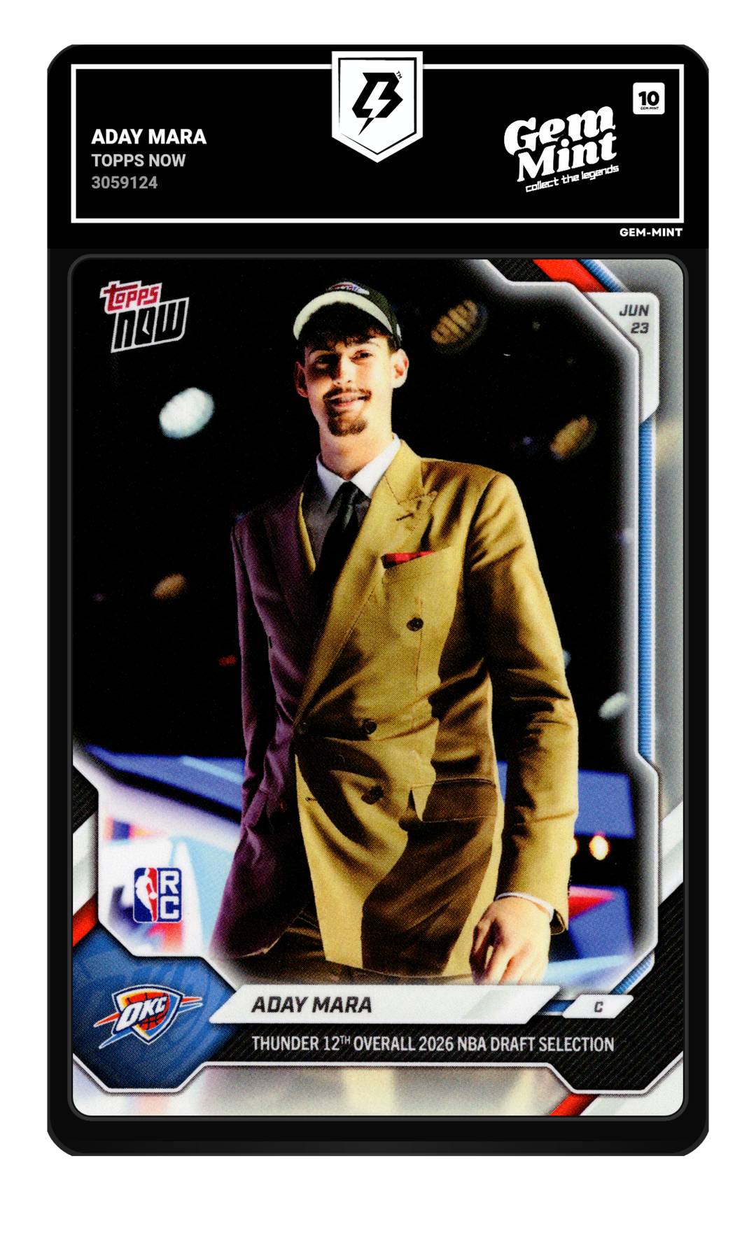 Aday Mara graded Gem Mint 10