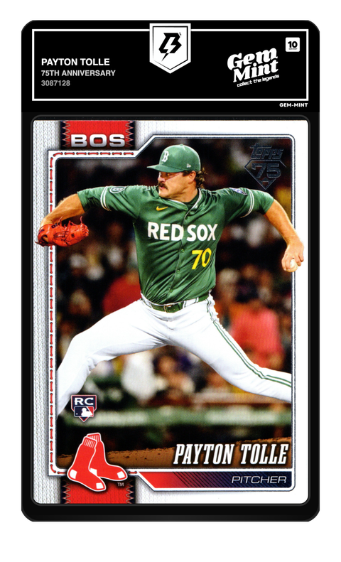 Payton Tolle 2026 75th Anniversary graded Gem Mint 10 by TradingCard360