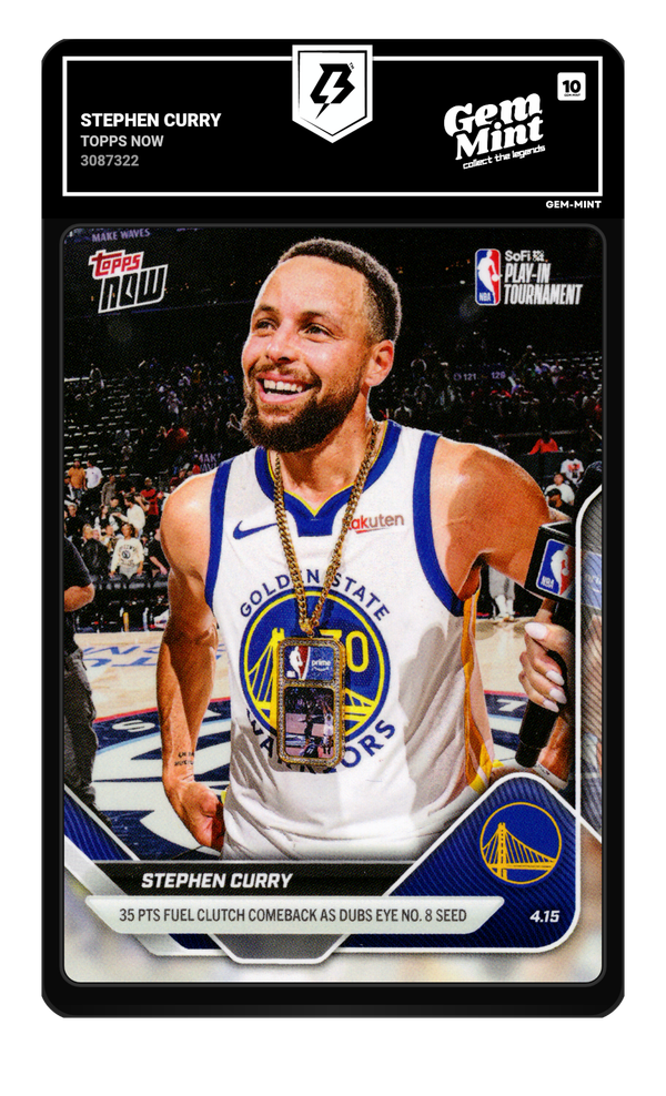 Stephen Curry graded Gem Mint 10