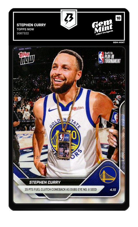 Stephen Curry 2026 Topps Now graded Gem Mint 10 by TradingCard360