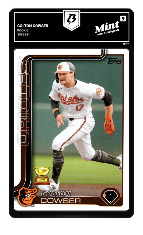Colton Cowser 2025 Rookie graded Mint 9 by TradingCard360