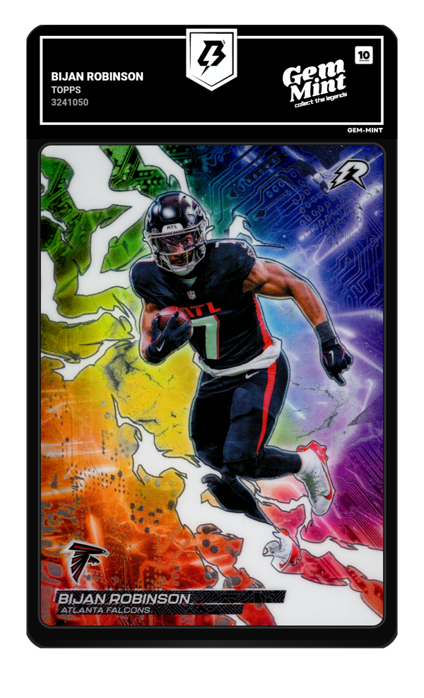 Bijan Robinson graded Gem Mint 10