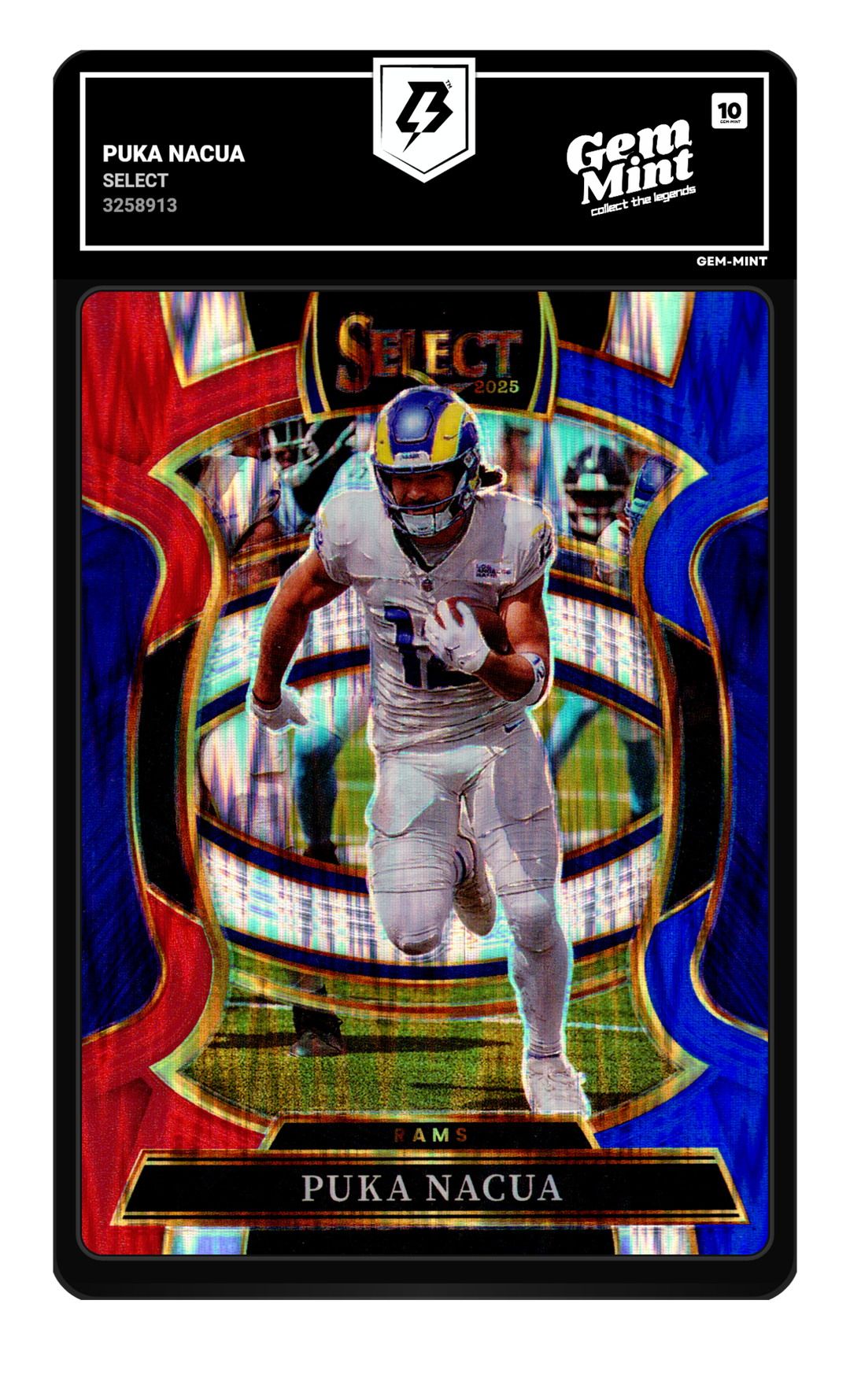 Puka Nacua graded Gem Mint 10