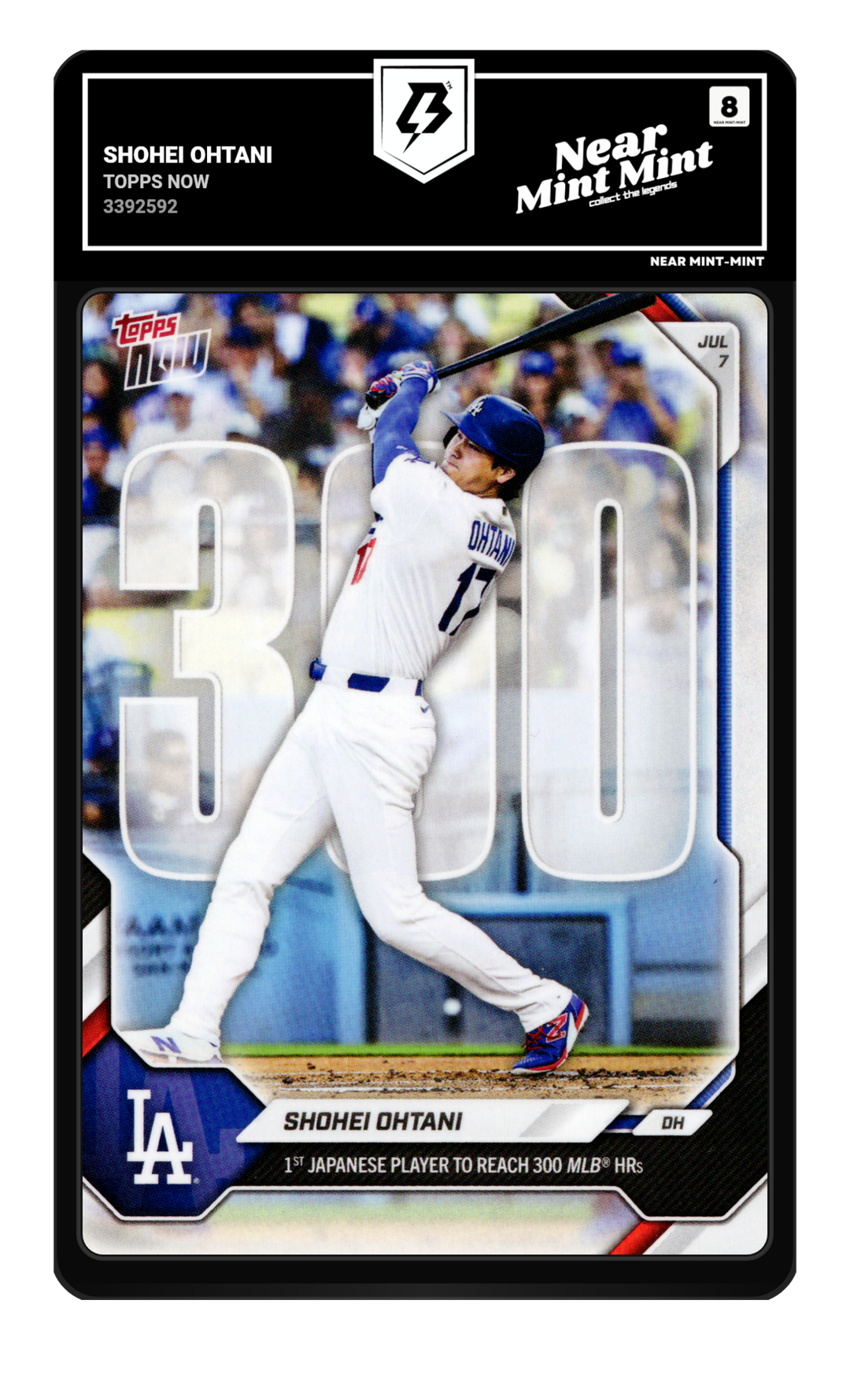 Shohei Ohtani graded NM-MT 8