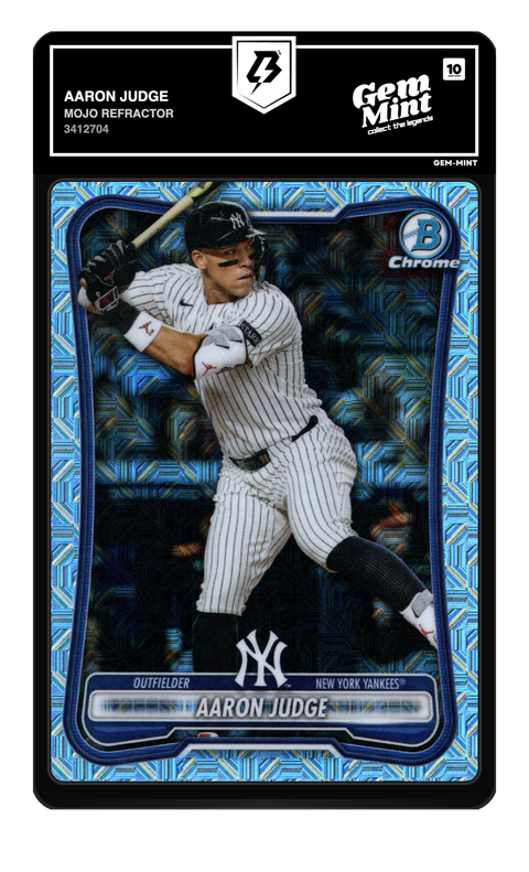 Aaron Judge 2026 Mojo Refractor graded Gem Mint 10 by TradingCard360