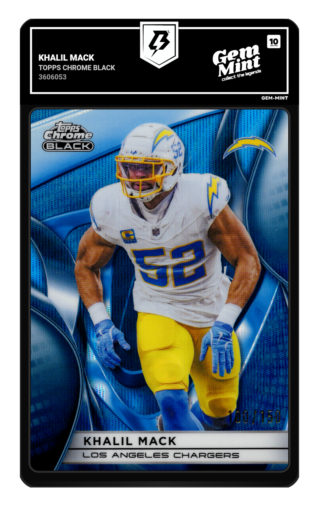 Khalil Mack graded Gem Mint 10