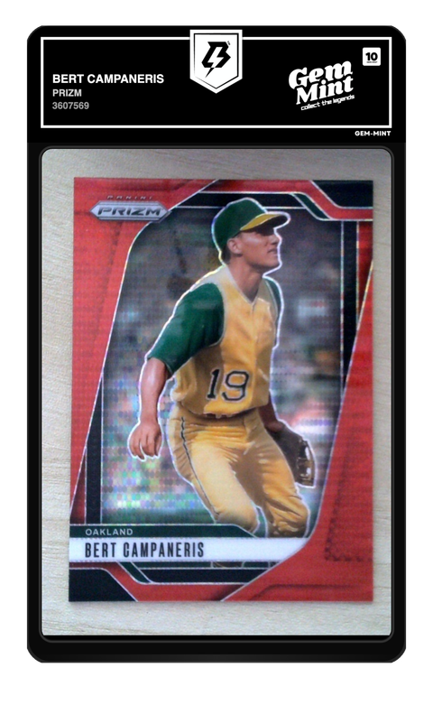 Bert Campaneris 2025 Prizm graded Gem Mint 10 by TradingCard360