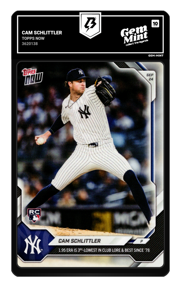 Cam Schlittler graded Gem Mint 10
