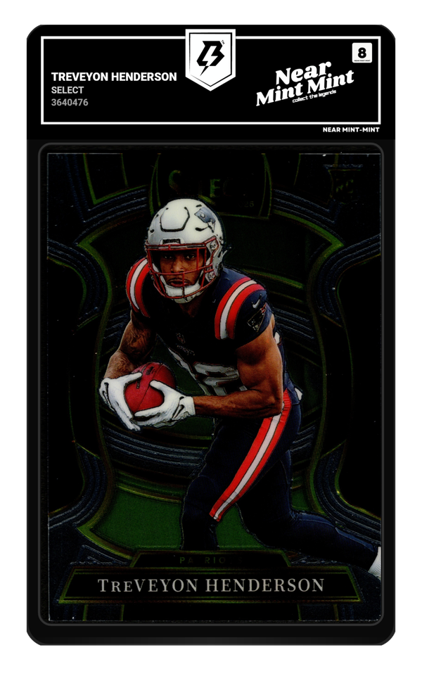 Treveyon Henderson graded NM-MT 8
