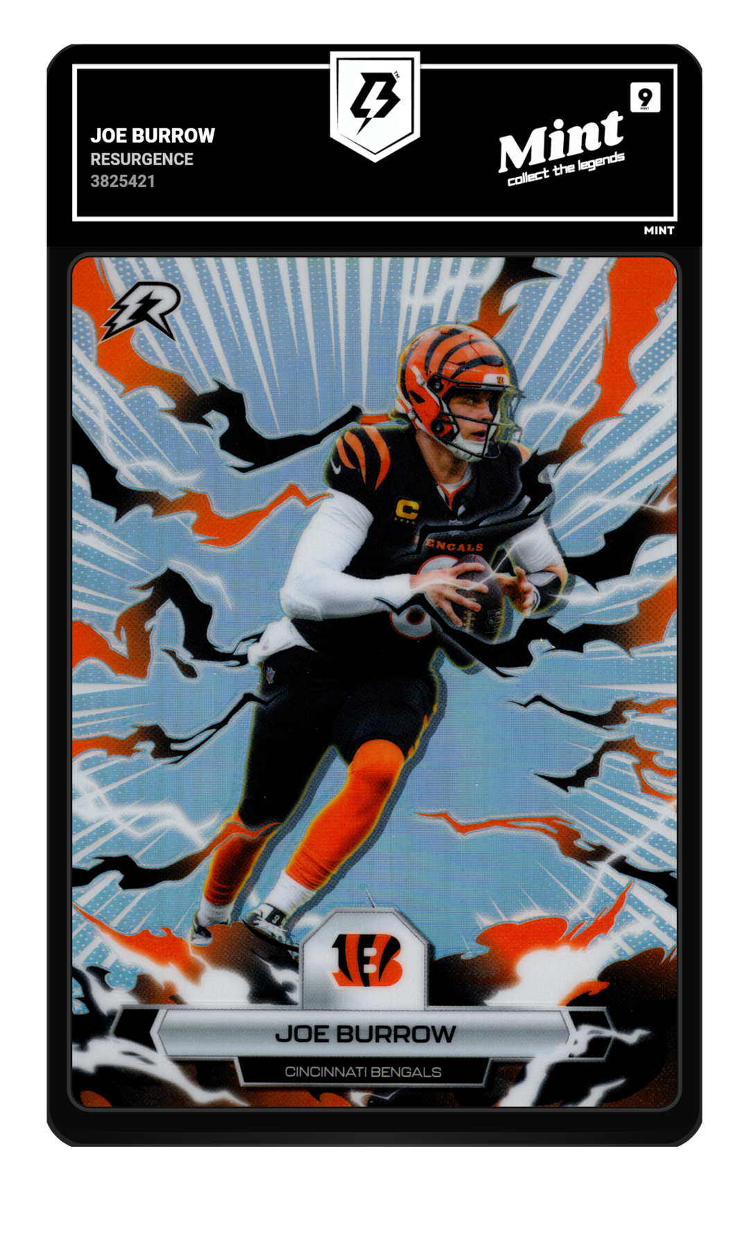 Joe Burrow graded Mint 9