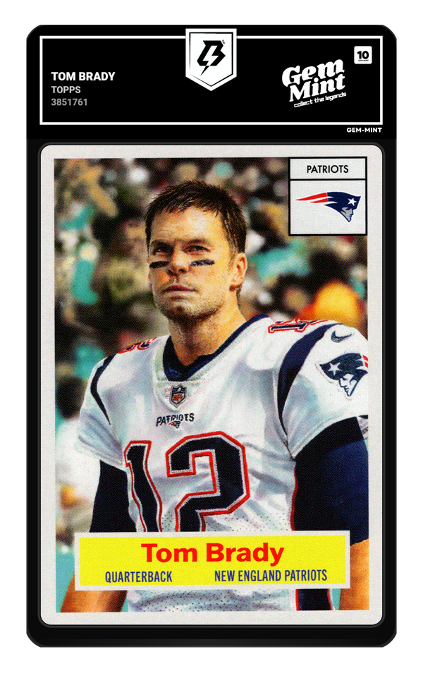 Tom Brady graded Gem Mint 10