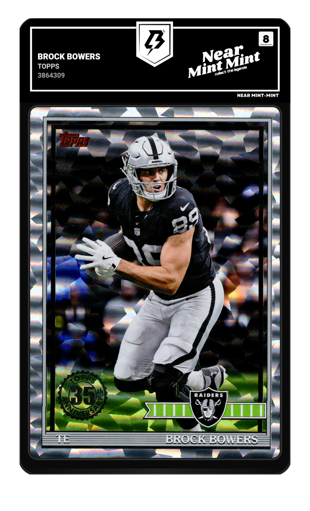 Brock Bowers graded NM-MT 8