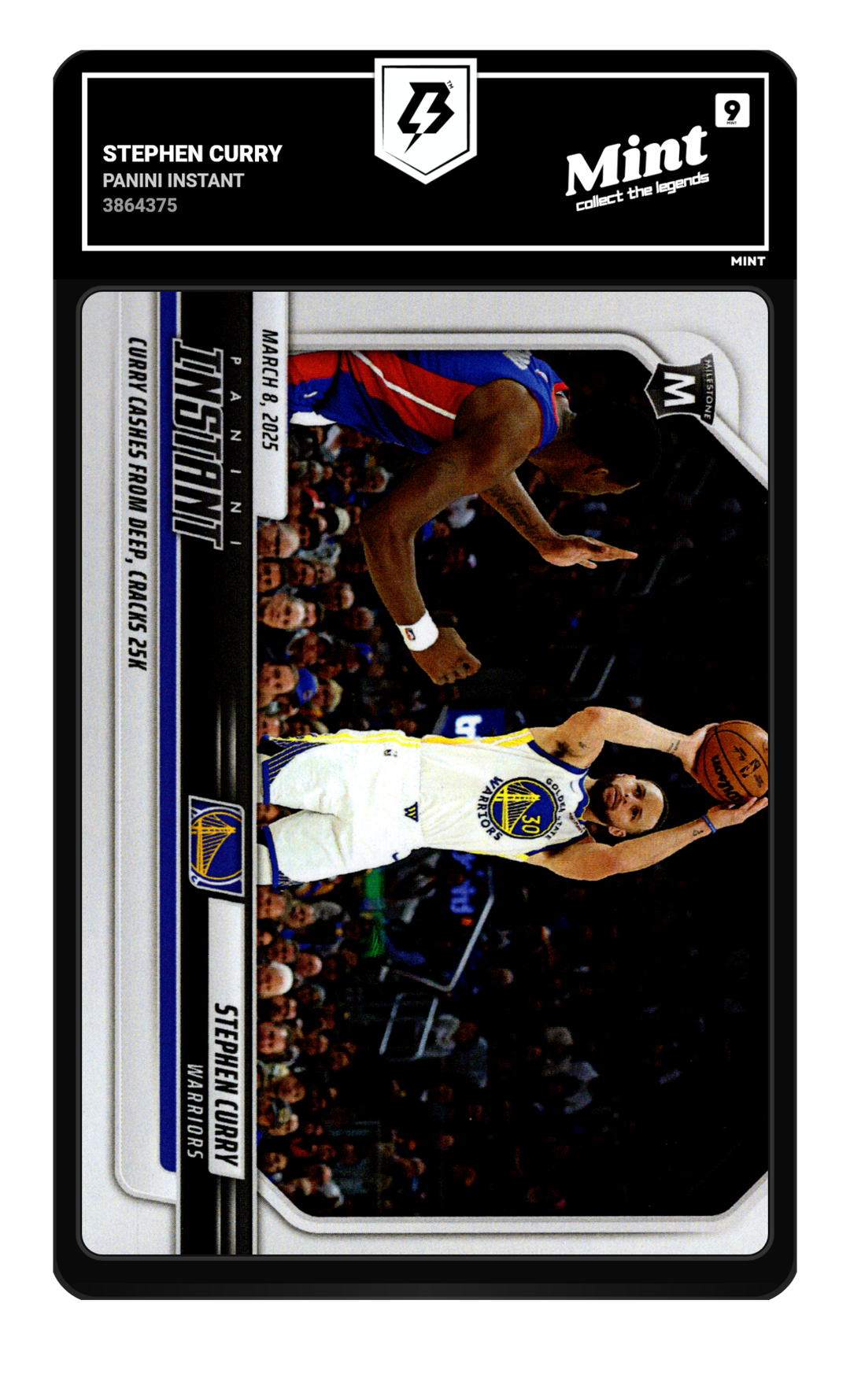 Stephen Curry graded Mint 9