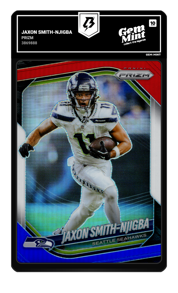 Jaxon Smith-Njigba graded Gem Mint 10