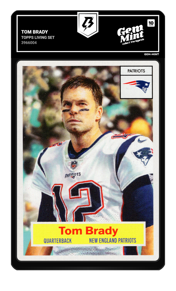 Tom Brady graded Gem Mint 10