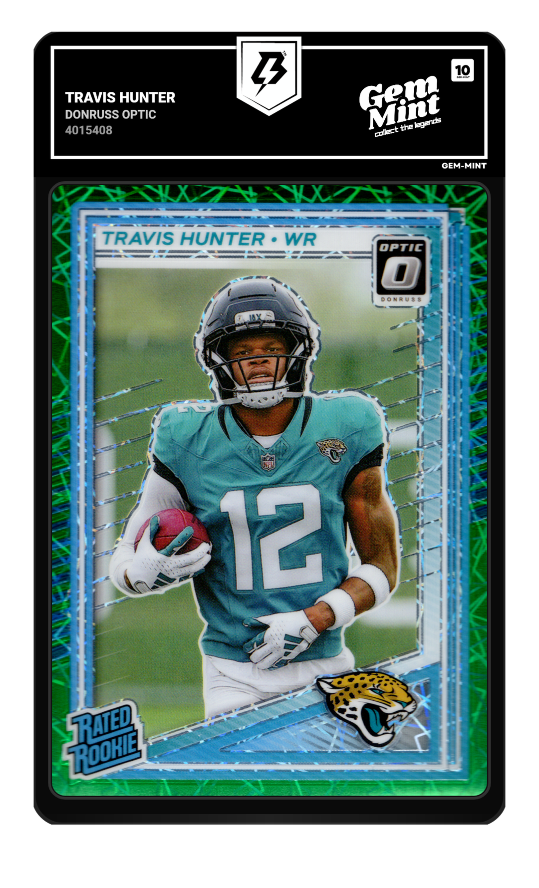 Travis Hunter graded Gem Mint 10