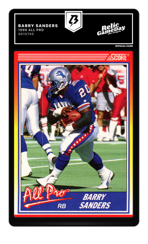 Barry Sanders 1990 All Pro graded Poor 1 by TradingCard360