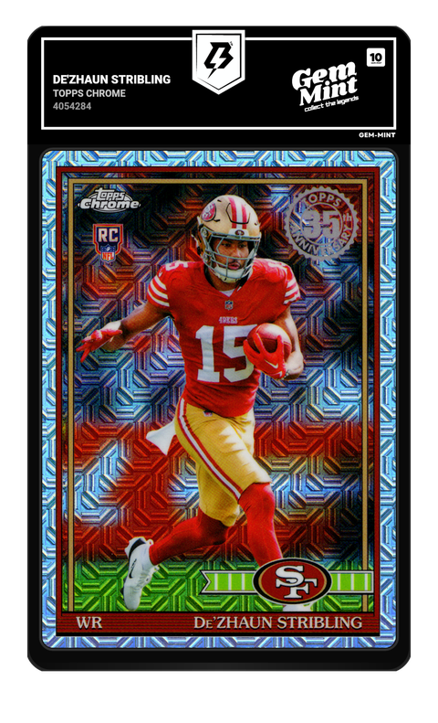 De'Zhaun Stribling 2026 Topps Chrome graded Gem Mint 10 by TradingCard360