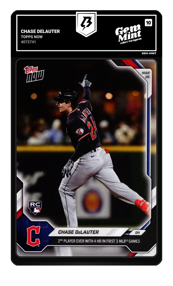 Chase DeLauter graded Gem Mint 10