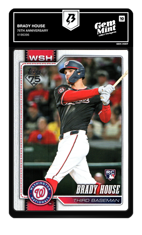 Brady House 2026 75th Anniversary graded Gem Mint 10 by TradingCard360
