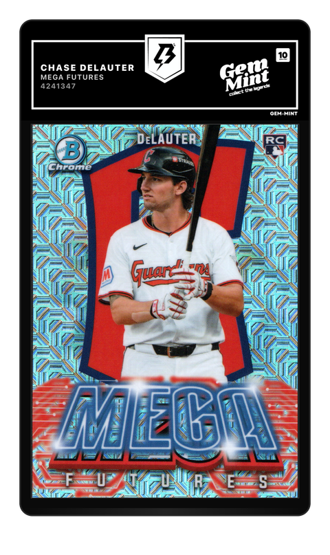 Chase Delauter 2026 Bowman Chrome graded Gem Mint 10 by TradingCard360