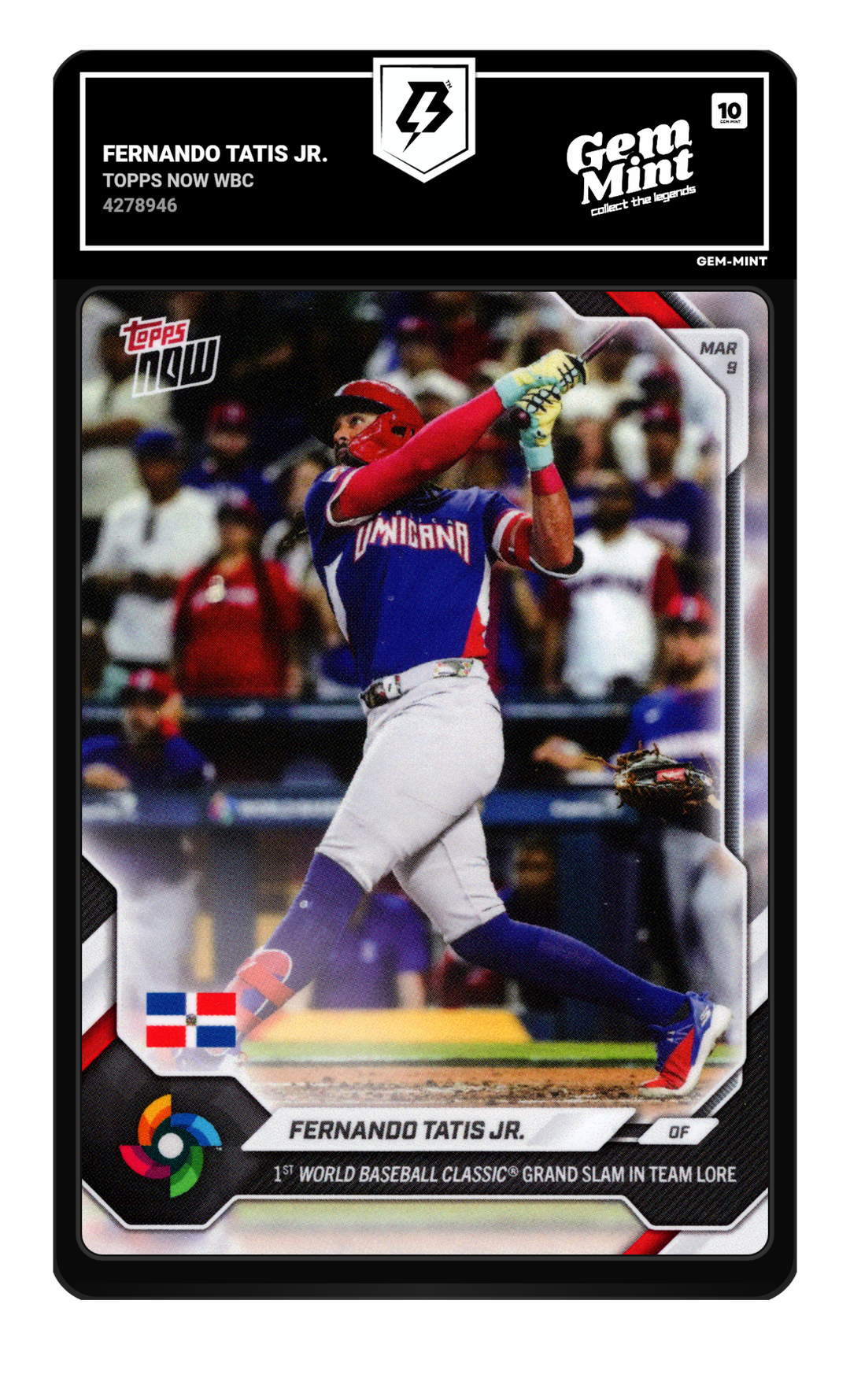 Fernando Tatis Jr. graded Gem Mint 10
