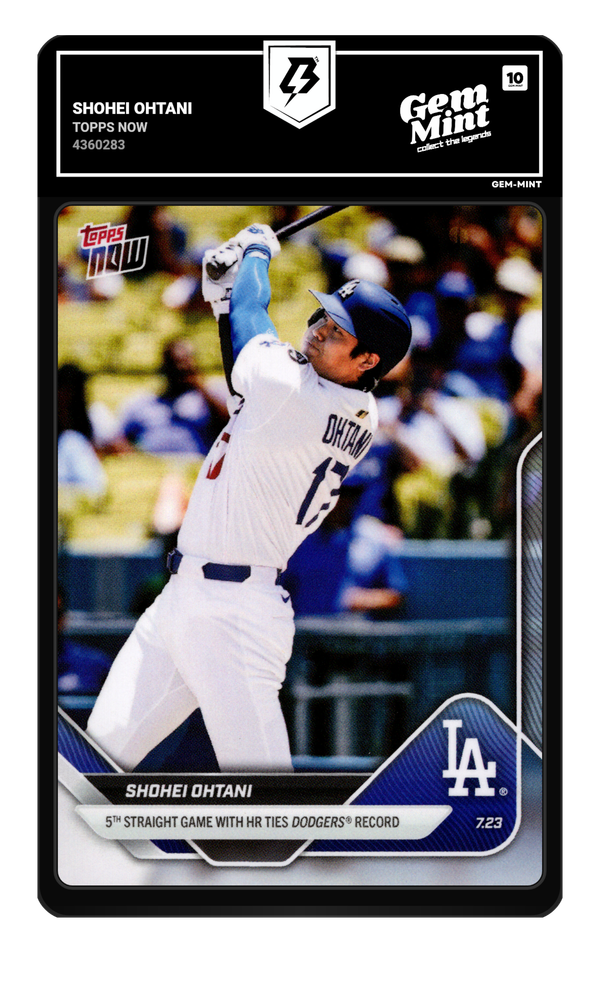 Shohei Ohtani graded Gem Mint 10